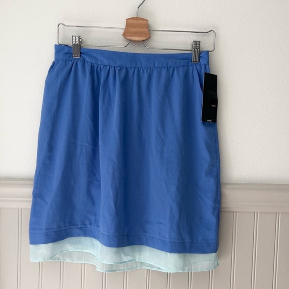 ⭐️ NEW Y2K Mossimo Supply Co. Size Medium Blue Light Blue Lightweight Mini Skirt